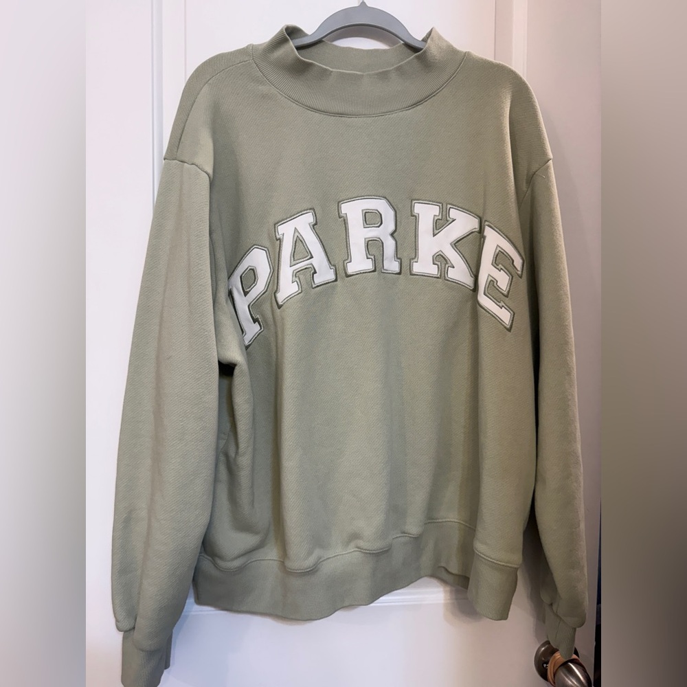 Sage green PARKE mockneck l/xl authentic